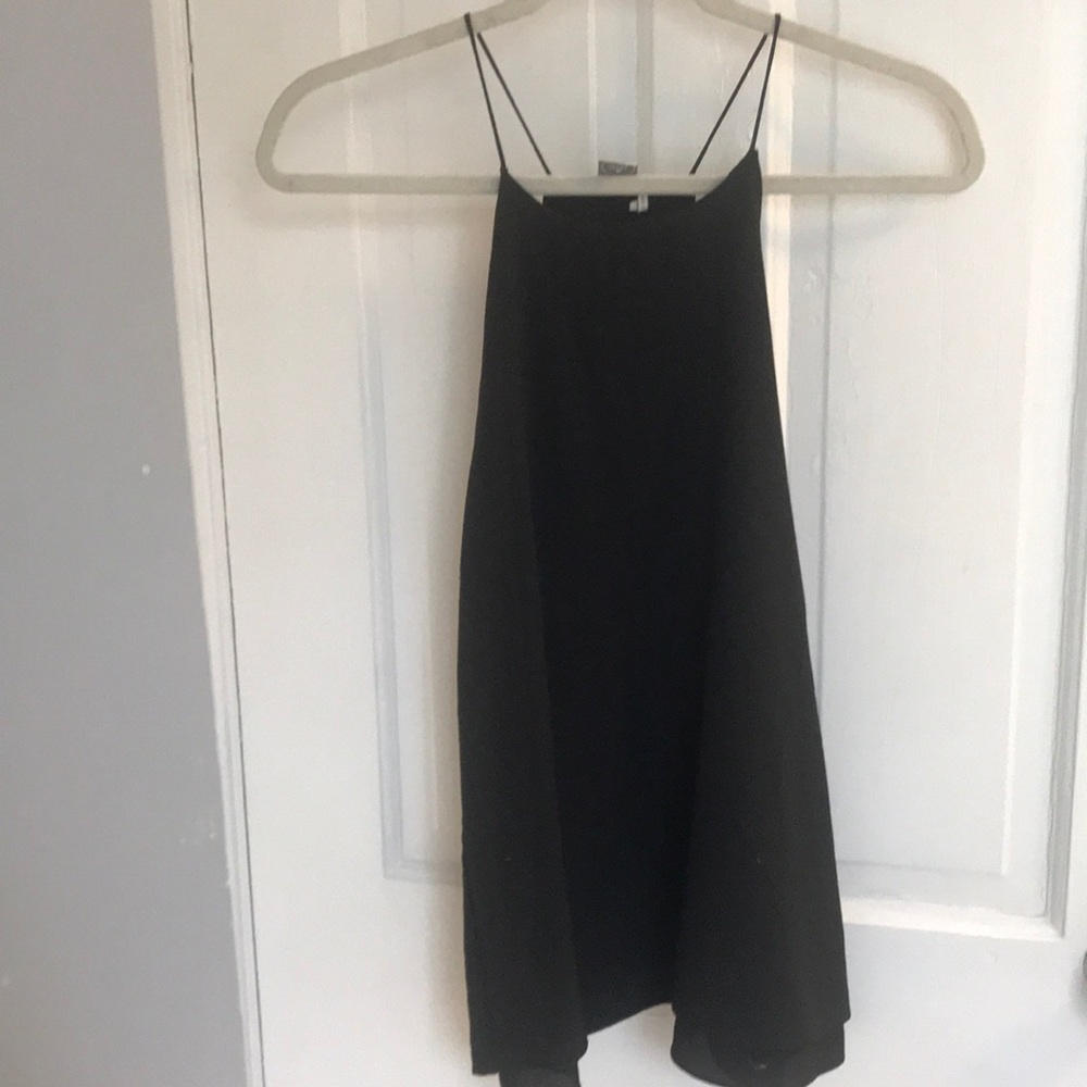 Paper Crane Black Tank